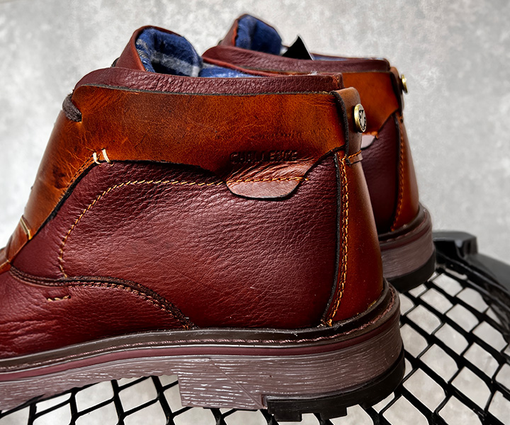 Bota atemporal Angello para hombre color café rojizo - 312