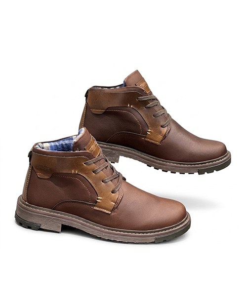 Bota atemporal Angello para hombre color café