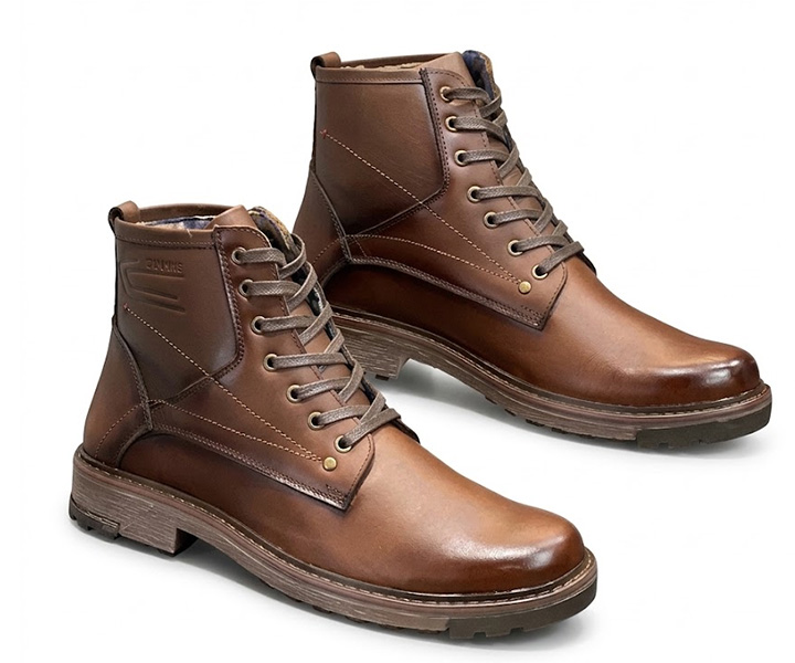 Bota atemporal Charlie para hombre color coñac - 381
