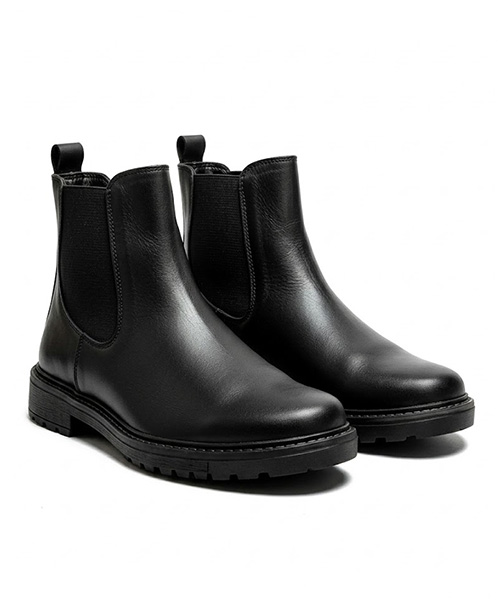 Bota atemporal Chelsea para hombre color negro