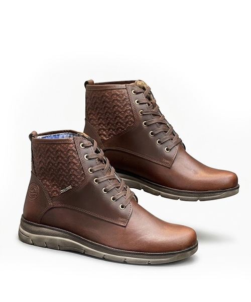 Bota atemporal Congress para hombre color café