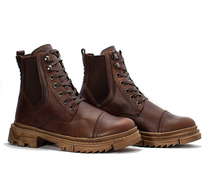 Bota atemporal Hansem para hombre color café - 252