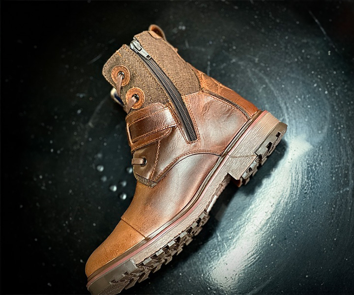 Bota atemporal Klingon para hombre color coñac - 255