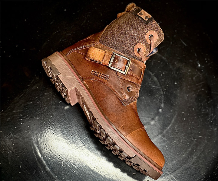 Bota atemporal Klingon para hombre color coñac - 256