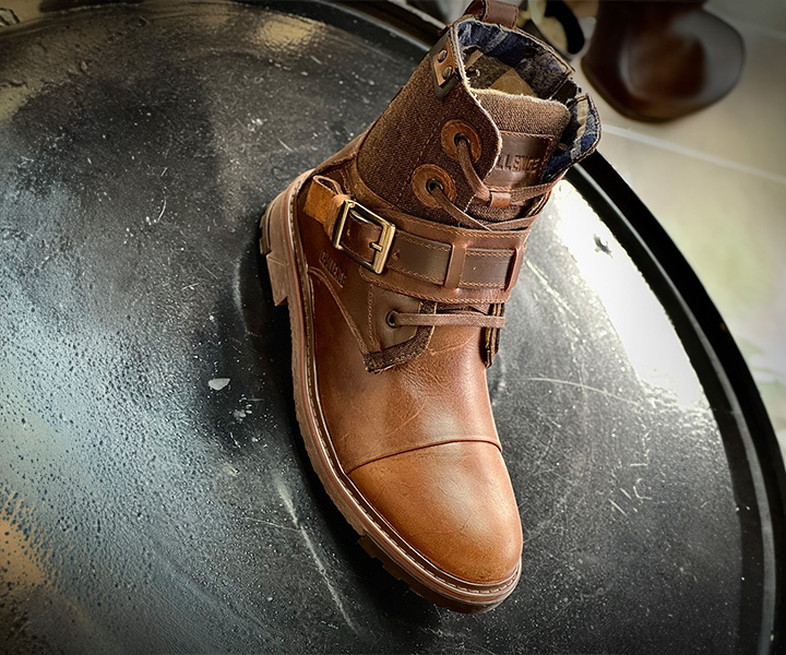 Bota atemporal Klingon para hombre color coñac - 258