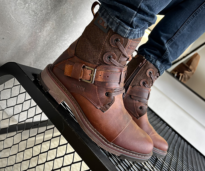 Bota atemporal Klingon para hombre color coñac - 255