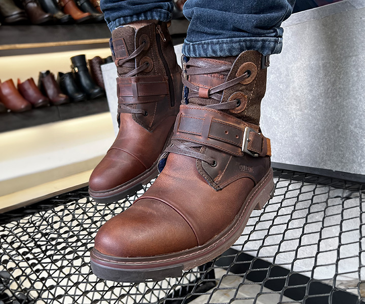 Bota atemporal Klingon para hombre color coñac - 258