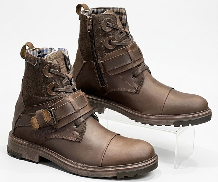 Bota atemporal Klingon para hombre color coñac - 376