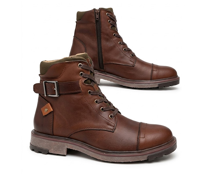 Bota atemporal Rick para hombre color coñac - 380