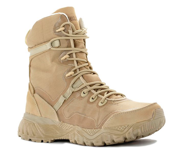 Bota militar Alphafurry para hombre color arena - 16