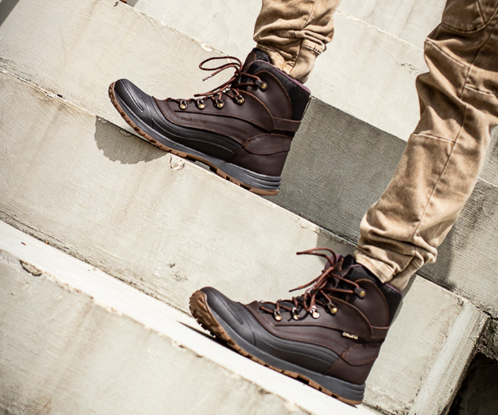 Bota militar Halcom para hombre color café ref. CH631 - 34