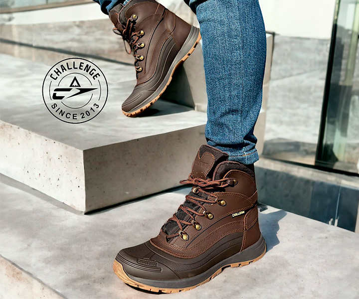 Bota militar Halcom para hombre color café ref. CH631 - 36
