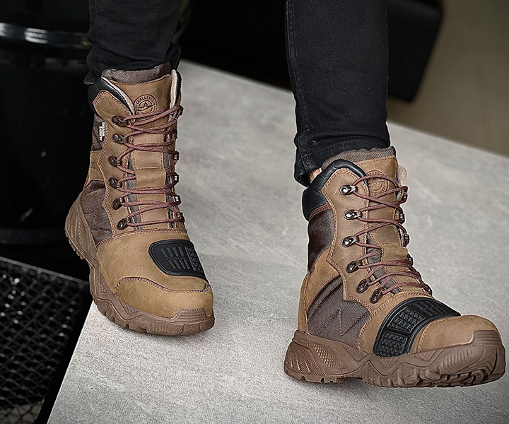 Bota militar Miller para hombre color maní ref. 15017 - 1