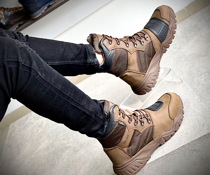 Bota militar Miller para hombre color maní ref. 15017 - 2