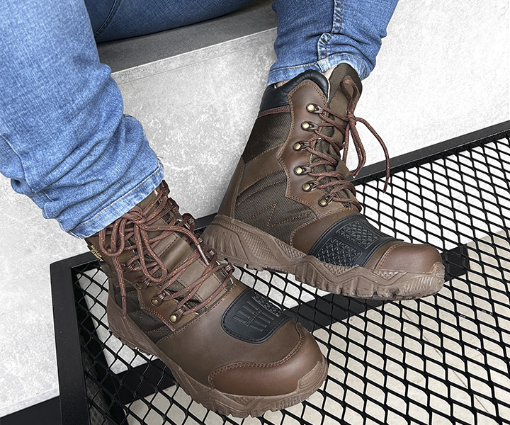 Bota militar Miller para hombre color pardo ref. 15017 - 2