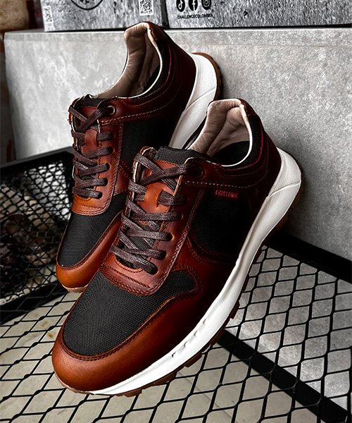 Zapato sport Diocary para hombre color miel café