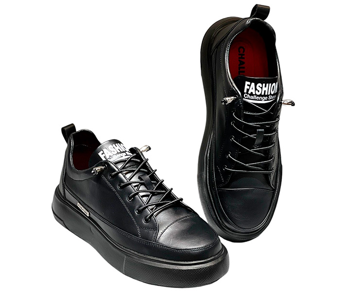 Zapato sport Jersey para hombre color negro - 296