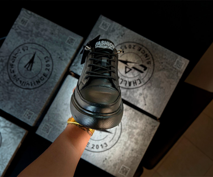 Zapato sport Jersey para hombre color negro - 297