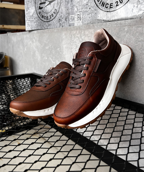 Zapato sport Vittorio para hombre color miel